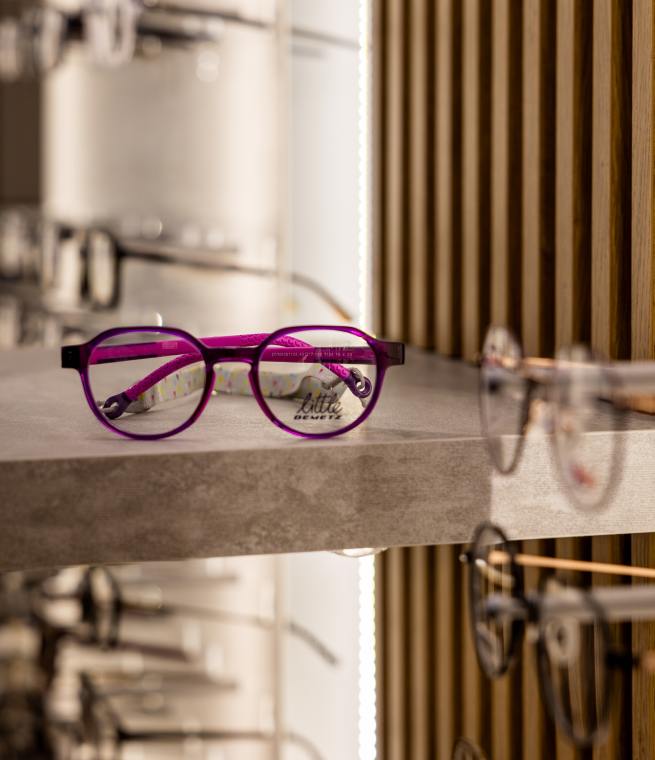 Różowe okulary dla dzieci